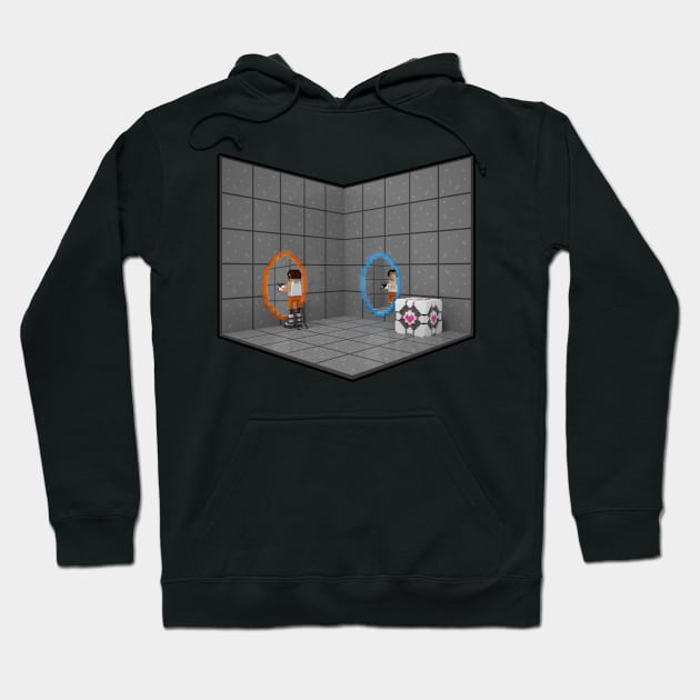 Pixel Portal Hoodie by dankdesigns